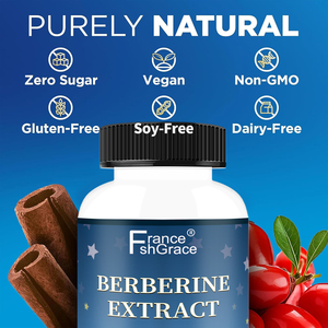 Fabricante de Suplementos de Extracto de Berberina al por Mayor con Canela de Ceilán, Apoyo para la Salud del Corazón, Cápsulas de Extracto de Berberina - Product Image 3