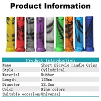 Poignées de guidon VTT souples, manchons antidérapants pour vélo de montagne, couvre-guidon absorbant les chocs, poignées de cyclisme pour vélos de route