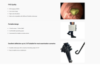 Bronchoscope vétérinaire flexible portable Mindray Vetina ES3 pour le diagnostic des petits animaux chiens et chats