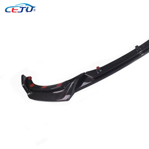 ชุดแต่งตัวถังรถยนต์ลายคาร์บอนไฟเบอร์ ABS สำหรับตกแต่งกันชนหน้า สปอยเลอร์ ชิ้นส่วนต่อขยายสำหรับ <span class=keywords><strong>Ford</strong></span> Mustang Mach E GT ปี 2021-2025 - Product Image 6