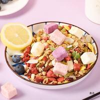 Wholesale 400g Instant Chia Seed Strawberry Yogurt Oatmeal Cereals with Baked Nuts and High Protein for Food & Beverage