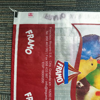 Sacs d'emballage en plastique BOPP de qualité alimentaire pour aliments pour animaux et oiseaux, 25 kg et 50 kg, fabriqués par des fabricants