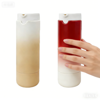 Flacon vide en plastique pour lotion cosmétique 30ml 50ml, flacons pompe sans air en plastique blanc personnalisés