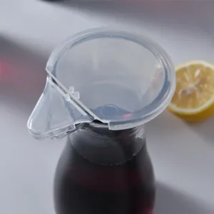 Distributori di bottiglie di vino in plastica trasparente all'ingrosso con coperchio club brocca di birra dispenser per la vendita - Product Image 5