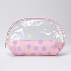 Ensemble de 2 sacs à cosmétiques en PVC RPET personnalisés, coquillage de plage, pochette de maquillage mignonne en PU <span class=keywords><strong>pour</strong></span> <span class=keywords><strong>piscine</strong></span>, trousse de toilette, organisateur - Product Image 2