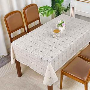 Tovaglia in pizzo tinta unita materiale in PVC usa e getta monouso panno per festa di nozze banchetto Pano De Mesa - Product Image 3