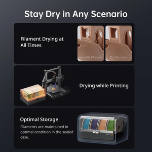 Imprimante 3D FDM ANYCUBIC Kobra 3 Combo, grande vitesse 600 mm/s, grand format 420*420*500 mm, 4 à 8 couleurs, nivellement automatique, reprise de la impression - Product Image 4