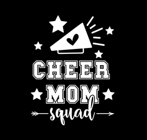 Etiquetas <span class=keywords><strong>de</strong></span> transferencia <span class=keywords><strong>de</strong></span> calor <span class=keywords><strong>de</strong></span> vinilo Cheer Mom Squad <span class=keywords><strong>de</strong></span> alta calidad Plastisol DTF diseños <span class=keywords><strong>de</strong></span> serigrafía técnica <span class=keywords><strong>de</strong></span> fijación en caliente listo para presionar - Product Image 1
