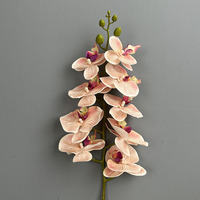 Realistisch aanvoelende Phalaenopsis zijden boeket voor thuis raamdecoratie tuin ornament kunstbloemen kunstplant