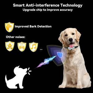 <span class=keywords><strong>Collar</strong></span> sin ladridos <span class=keywords><strong>Collar</strong></span> eléctrico sin golpes Control de ladridos para perros <span class=keywords><strong>Collar</strong></span> antiladridos de doble vibración activado por voz recargable - Product Image 4