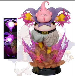 19CM <span class=keywords><strong>Dragon</strong></span> Buu Fat Q <span class=keywords><strong>Ver</strong></span> Kawaii dibujos animados Anime PVC figura juguete bola DBZ recoger con luz - Product Image 1