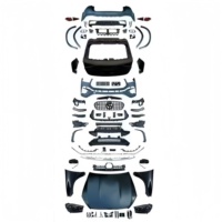 Kit carrosserie 2025, style W167 GLE63 AMG, pare-chocs avant, calandre, pare-chocs arrière, diffuseur, échappement quadruple pour Mercedes ML W166 2009-2015