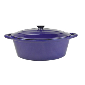 Cacerola de hierro fundido ovalada de color rojo de alta calidad Olla de hierro fundido de <span class=keywords><strong>esmalte</strong></span> ovalado - Product Image 4