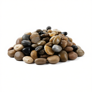 Pierres de rivière naturelles polies de 1,6 à 2,4 pouces, galets décoratifs pour aménagement paysager intérieur et extérieur, aquarium, vase - Product Image 1