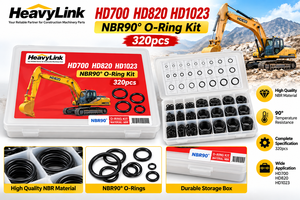 ชุดซีลโอริง NBR 90 องศา 320 ชิ้น สำหรับอะไหล่ซ่อมรถขุด HD700 HD820 HD1023 - Product Image 1