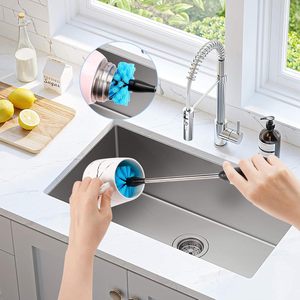 Helixin Multifunktionales Umweltfreundliches Langlebiges Babyflaschen-Reinigungsset Küchen-Nylon-Flexibler Reinigungspinsel - Product Image 5