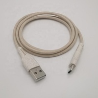 Kabel Data pengisi daya Cepat USB Tipe C mudah terurai ramah lingkungan