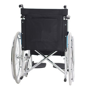 Silla de ruedas manual de acero médica duradera con pie de brazo fijo silla de ruedas manual de uso diario al por mayor - Product Image 6
