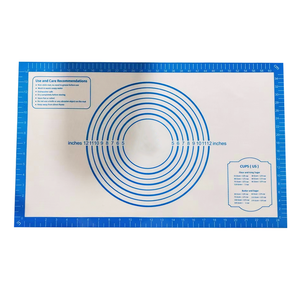 0.4mm Độ dày 600*800mm nhà máy trực tiếp tùy chỉnh Silicone Pastry Mat chịu nhiệt cấp thực phẩm bột cán mat - Product Image 5