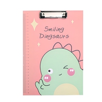Porte-documents A4 créatif style dessin animé, dinosaure et ours, design simple et frais, pour étudiants, écriture et examens