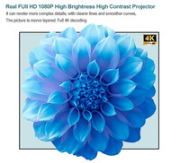 Proyector de Video Inteligente Q10W Pro 1080P Full HD Android 3+64GB, Proyector de Video LCD WLED para el Hogar, TV, Proyector 4K, Nuevo Proyector Inteligente