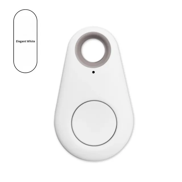 Smart Bluetooth Locator with Water Drop Design GPS Positioned Anti-Lost Device 4G Network Two-Way Finder for Pets Children Items