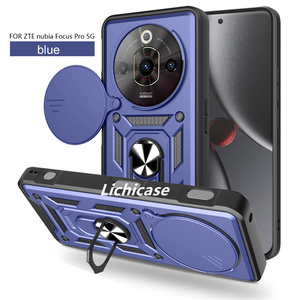 Lichicase, resistente a caídas, TPU híbrido, PC, soporte magnético, funda de teléfono para montaje en coche para ZTE NUBIA, funda de teléfono con música - Product Image 1