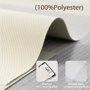 Stores zébrés automatiques Tuya Zigbee Batterie à poudre occultante Alexa Télécommande jour nuit stores zébrés avec panneau solaire - Product Image 5