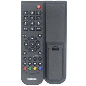 Télécommande à perles de cristal YK-01544 pour décodeur TV, Code d'apprentissage, 14,5x4x2cm, noir - Product Image 5