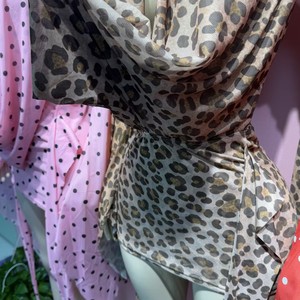 <span class=keywords><strong>Abito</strong></span> Bodycon Donna Nuovo Stampa <span class=keywords><strong>Pois</strong></span> Primavera Estate 2026 con Scollo a V Profondo e Maniche a Pipistrello - Abiti Streetwear Femminili - Product Image 5