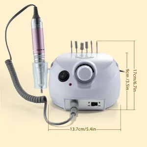 Professional Electric <b>Nail</b> Drill <b>Kit</b> for Acrylic & Gel <b>Nails</b> - 35000RPM Set for Shaping, Polishing & Buffing - Home & Salon Use - Product Image 2
