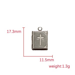 Trẻ Em Của Thép Không Gỉ Trái Tim Hình Tròn Vuông Hộp Ảnh Lockets Cá Nhân Lưu Trữ Hình Ảnh Mặt Dây Chuyền Vòng Cổ Với Quyến Rũ Giai Đoạn - Product Image 5