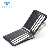 Dompet penyimpan kartu wanita kulit asli berkualitas tinggi dengan saku koin yang dirancang dengan tombol kustom