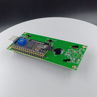 CH1602A-I2C Écran LCD Monochrome à Interface I2C 16x2, Module LCD COB 1602 à Grande Fenêtre 64.9x15.9mm ChuanHang LCM