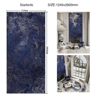 Panneau mural en PVC flexible effet marbre brillant 3 mm, résistant à l'eau, pour salle de bain, alternative au marbre pour la décoration intérieure