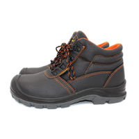 Chaussures de sécurité antistatiques S3 SRC professionnelles pour agents de sécurité, avec embout en acier, tige en cuir véritable, antidérapantes