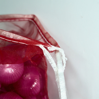 Waterbestendige geëmbosseerde mesh tas voor dadelfruit en groenteoogst