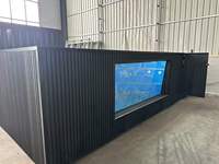 Piscines modulaires en panneaux sandwich d'acier sur mesure, conteneurs de 20/40 pieds, mobiles, modernes, écologiques, résidentielles, vente en gros