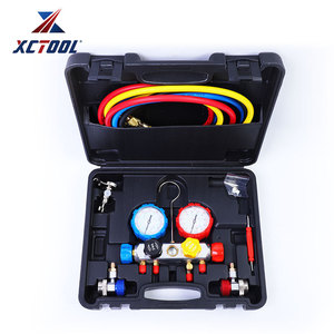 Hangzhou Xunchi Tools Automotive Refrigerant <b>Gauges</b> With Adapters For Car Air Conditioning Repair Tool Case 37x28x8cm - Product Image 5