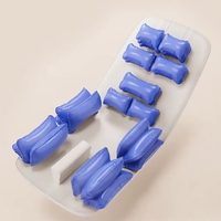 Matelas de massage à compression d'air exceptionnel avec 7 programmes, étirement automatique, 2 niveaux de chauffage, 10 moteurs de vibration