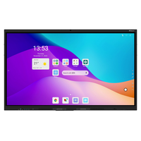 Nuevo Televisor Inteligente IBoar de 65 75 86 98 Pulgadas con Pantalla Táctil 4K UHD, Todo en Uno, Panel Plano de Aluminio, USB Serial