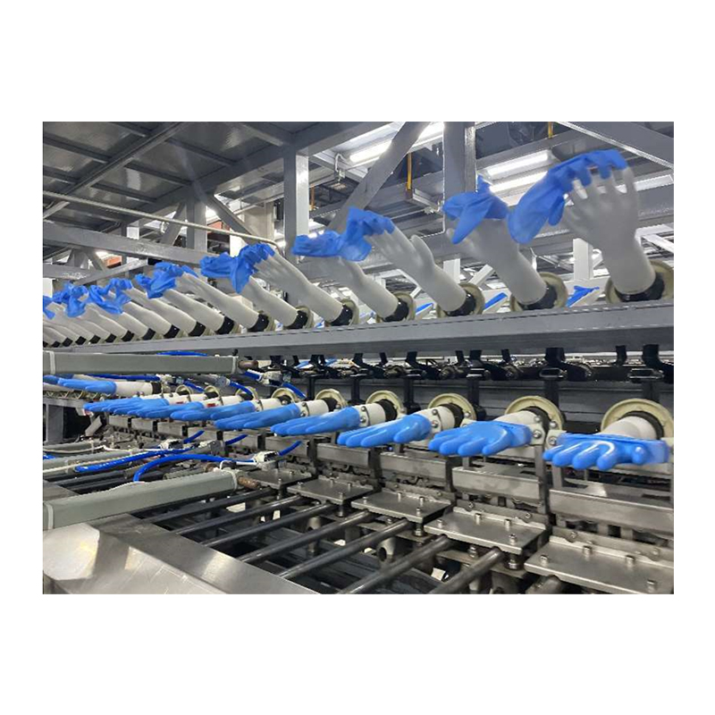 Для больничного осмотра одноразовые нитриловые/латексные перчатки с покрытием из полиуретана производственная линия