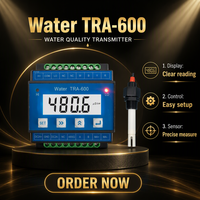Contrôleur de conductivité en ligne JIRS EC Meter, transmetteur de conductivité numérique, analyseur de qualité de l'eau industrielle 420mA RS485
