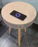 Table basse intelligente avec haut-parleur bluetooth à chargement sans fil
