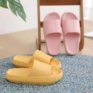 Claquettes nuages à semelle épaisse de 4 cm, grandes tailles, <span class=keywords><strong>pour</strong></span> femmes et hommes, chaussures décontractées, sandales compensées <span class=keywords><strong>pour</strong></span> femmes, grandes tailles personnalisées - Product Image 3
