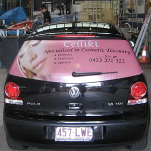 Film vinyle perforé à vision unidirectionnelle, impression <span class=keywords><strong>de</strong></span> logo personnalisée pour la publicité sur les vitres des bus et des voitures |   Utilisation extérieure à long terme - Product Image 6