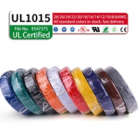 Cable de Alimentación de Alta Resistencia UL1015 6AWG, PVC Blanco, 600V 105°C, Cable de Conexión de Cobre Estañado para Baterías de Almacenamiento de Energía e Inversores Solares
