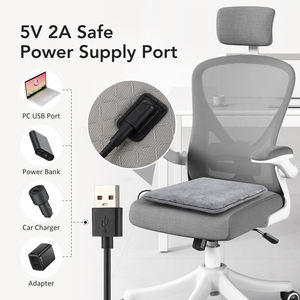แผ่นรองที่นั่งไฟฟ้าแบบ USB สำหรับบ้านสำนักงานเก้าอี้ตั้งแคมป์เบาะทำความร้อนที่นั่งในฤดูหนาว - Product Image 5