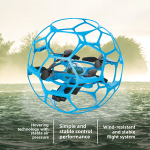 Mới sáu trục bóng đá bay không người lái không chổi than 4 kênh nhựa trẻ em giảng dạy chuyên dụng cạnh tranh Máy bay điều khiển từ xa - Product Image 5