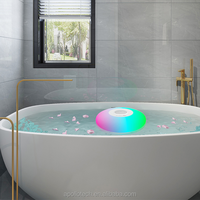 New Gadgets 2025 Waterproof Speakers Floating RGB Light Pool Wireless Bluetooth Speaker